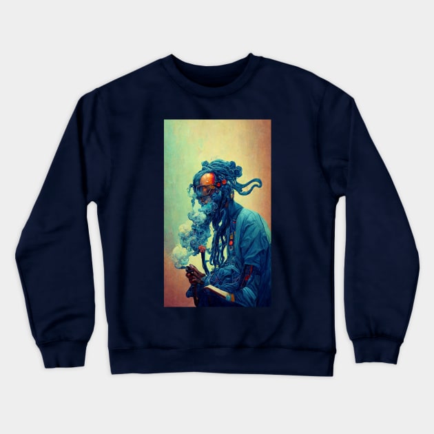 Future Human - 079 - Spiritual Leader Crewneck Sweatshirt by Sticky Fingers